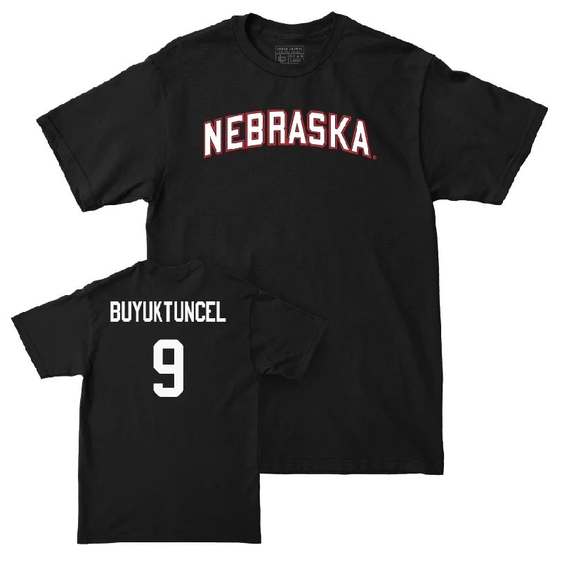 Men's Basketball Black Nebraska Tee  - Berke Buyuktuncel