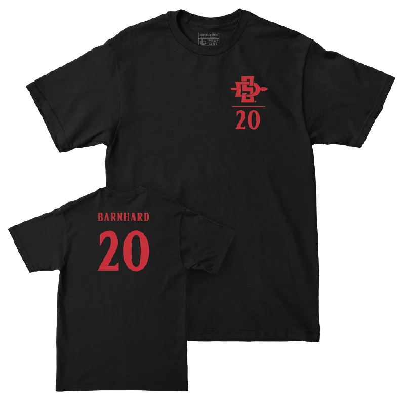 SDSU Women's Basketball Black Logo Tee  - Bailey Barnhard