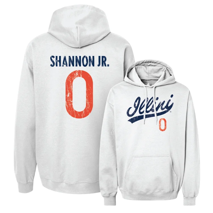 White Script Hoodie - Terrence Shannon Jr. #0