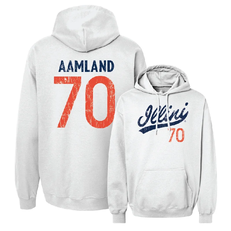 White Script Hoodie - Zach Aamland