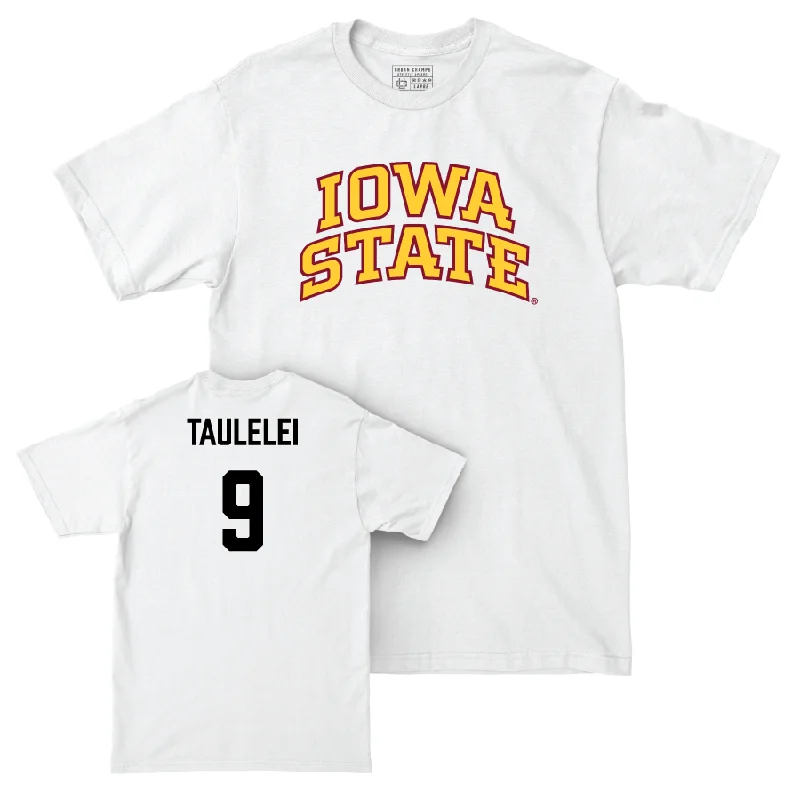 Iowa State Women's Basketball White Comfort Colors Tee  - Lilly Taulelei