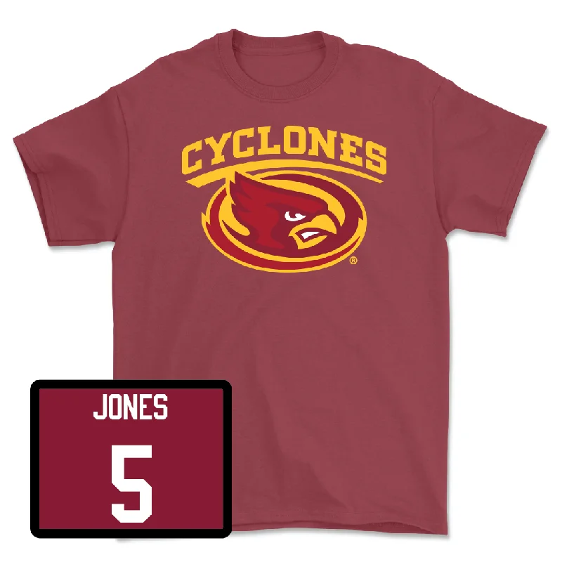 Crimson Men's Basketball Cyclones Tee - Curtis Jones