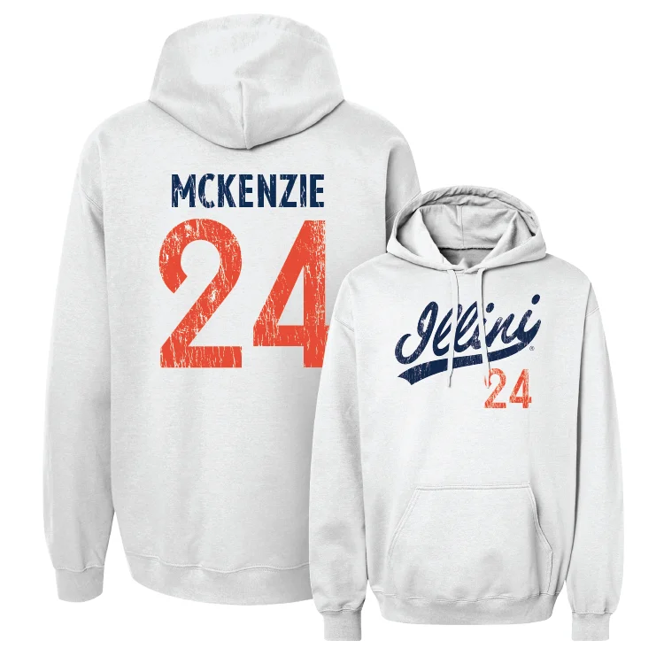 White Script Hoodie - Adalia McKenzie #24