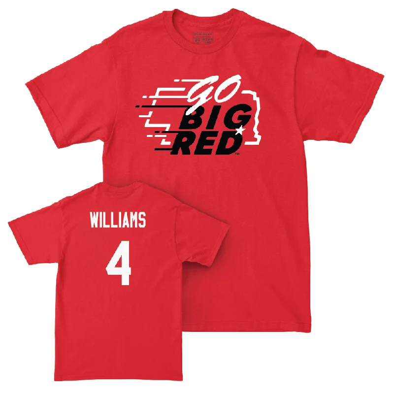 Red Women's Basketball GBR Tee  - Kennadi Williams