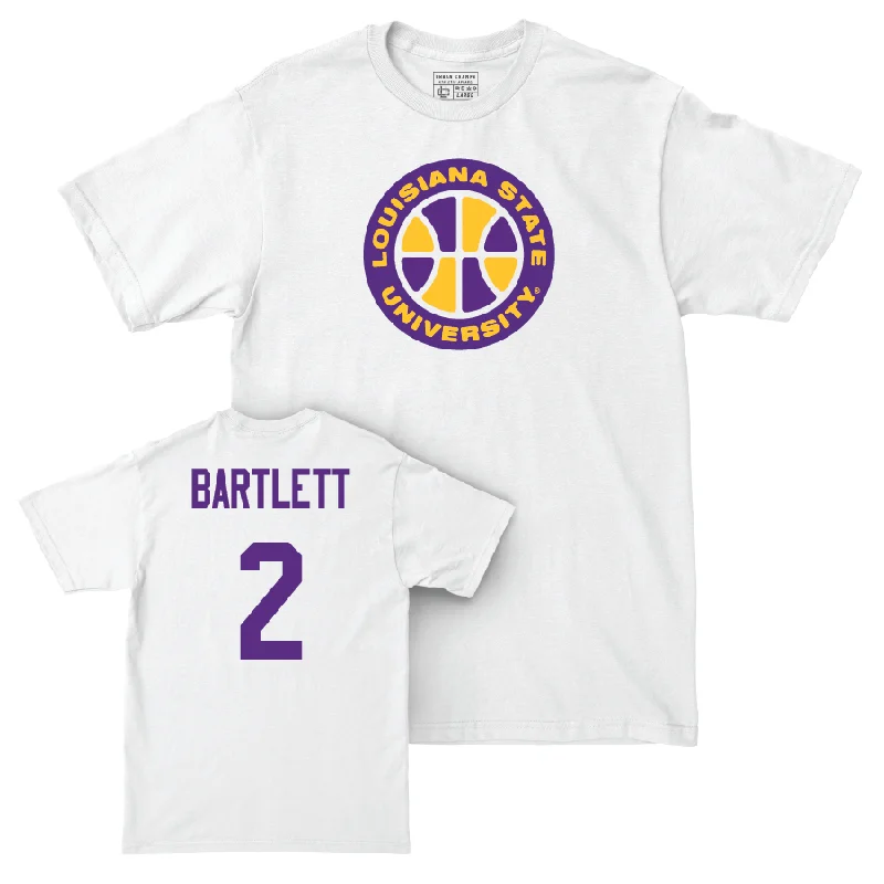 Women's Basketball White Hardwood Tee - Amani Bartlett