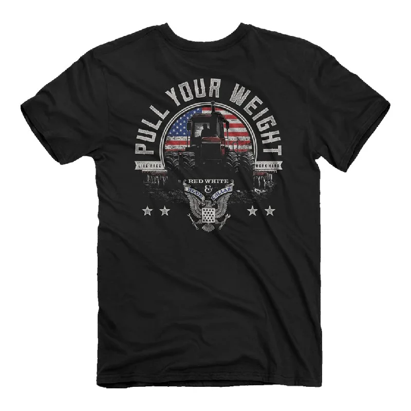 Red, White, and Blue Collar - Tractor T-Shirt