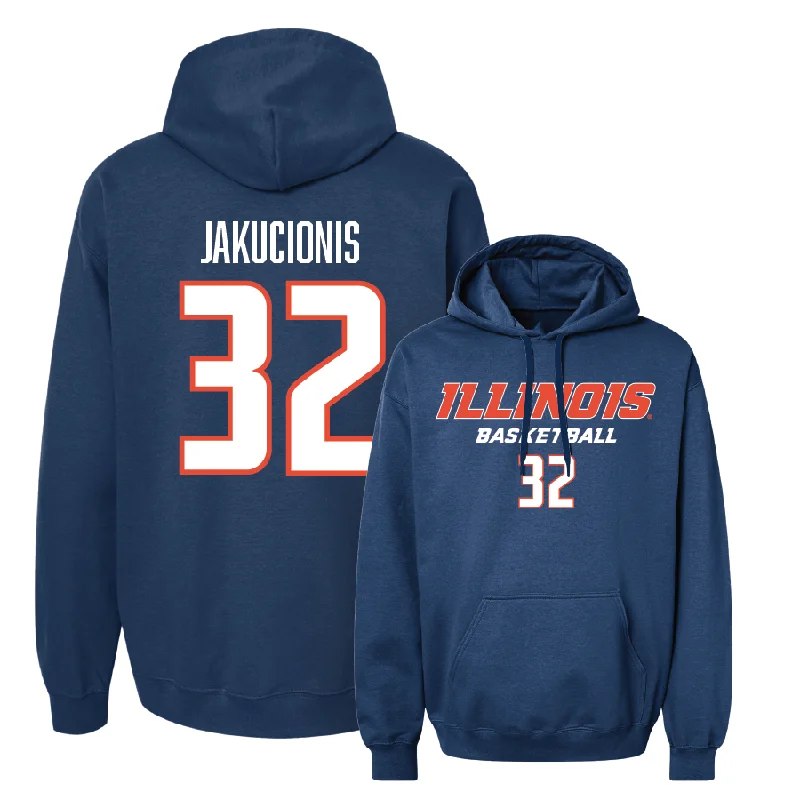 Navy Illinois Classic Hoodie  - Kasparas Jakucionis