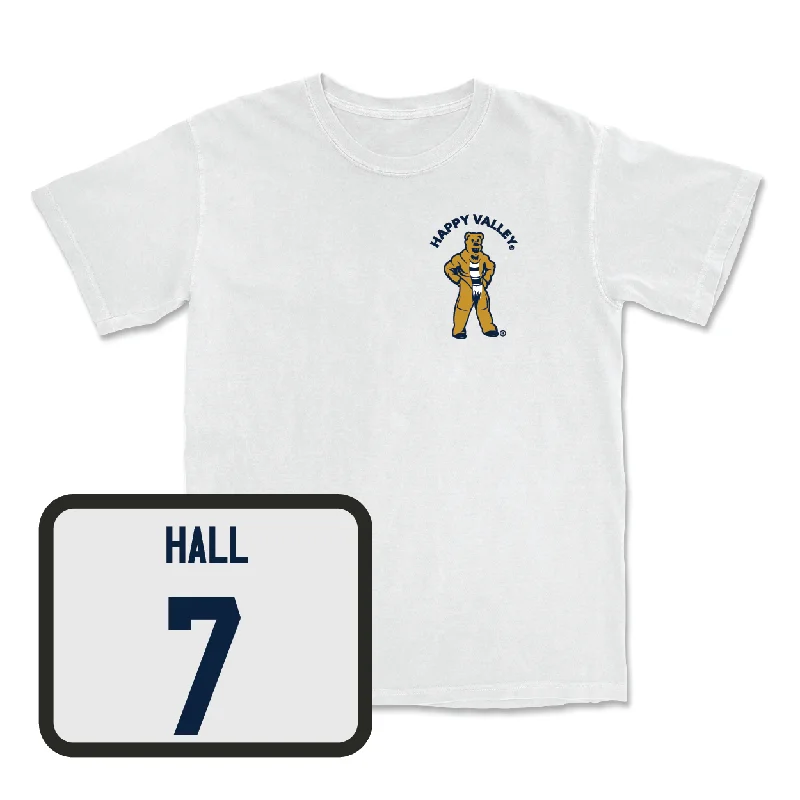 Women's Basketball White Happy Valley Comfort Colors Tee  - Grace Hall