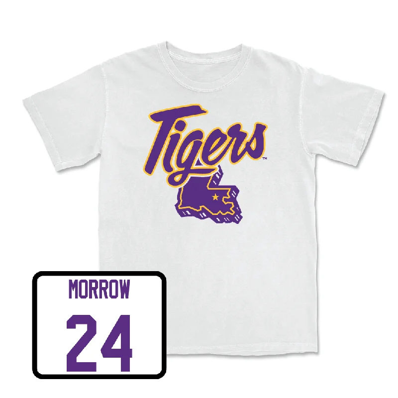 Women's Basketball White Tiger State Tee - Aneesah Morrow