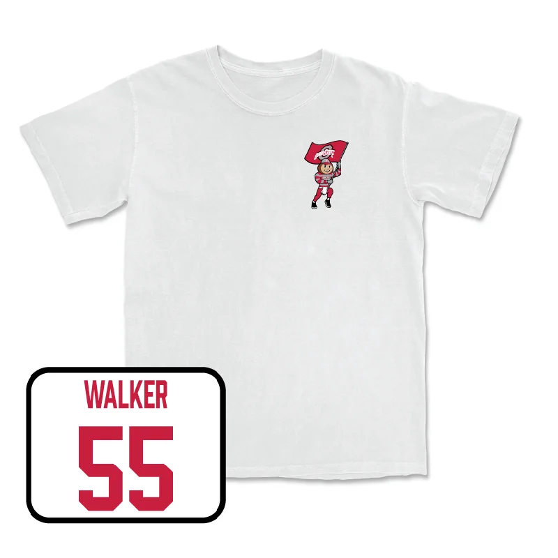 Women's Basketball White Brutus Comfort Colors Tee - Eboni Walker