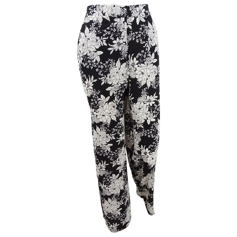 Vince Camuto Women's Floral-Print Wide-Leg Pants