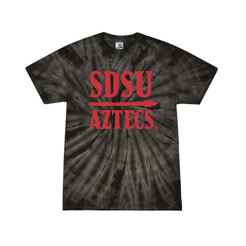 Tie Dye Women's Basketball SDSU Spear Tee - Meghan Fiso