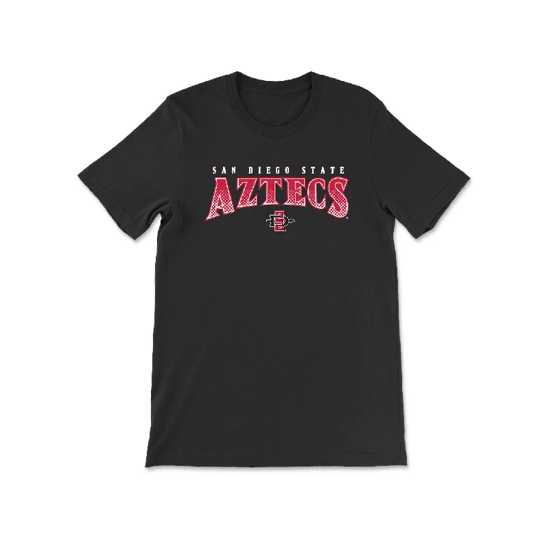 Men's Basketball Black Aztecs Tee - Miles Byrd