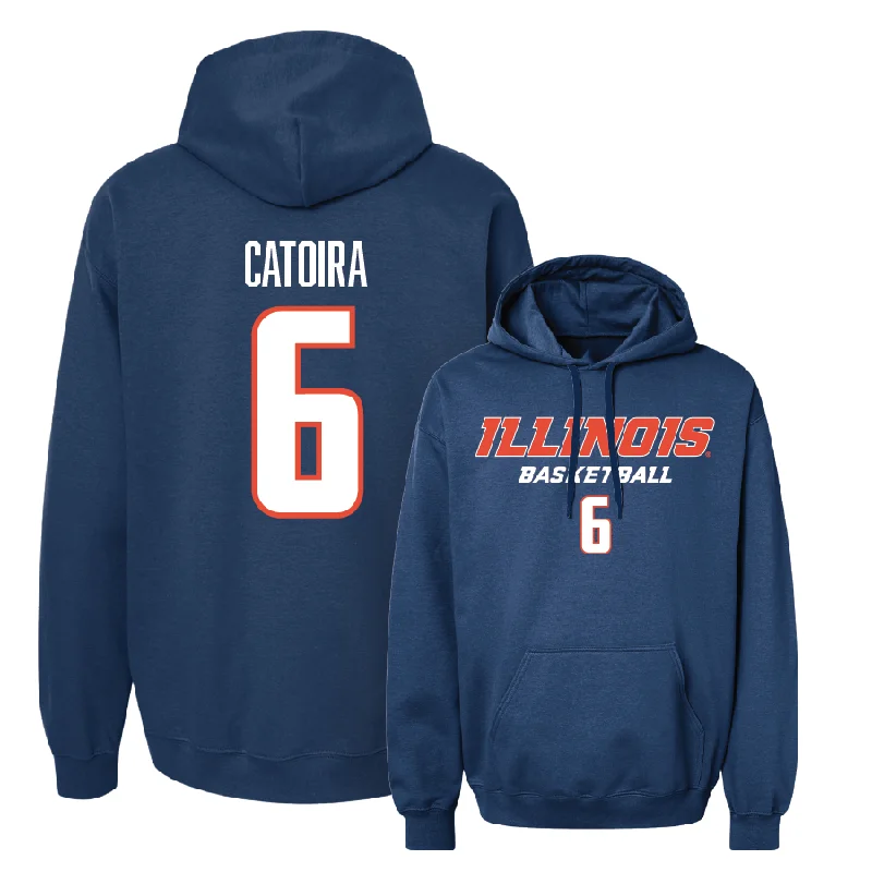 Navy Illinois Classic Hoodie  - Irene Catoira