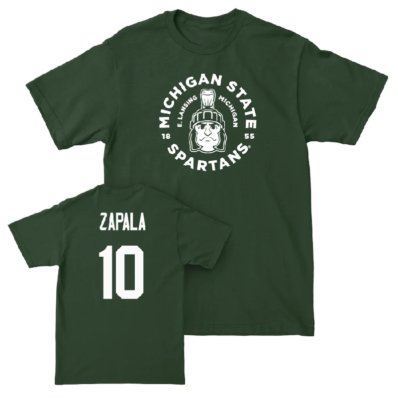 Green Men's Basketball East Lansing Tee   - Szymon Zapala