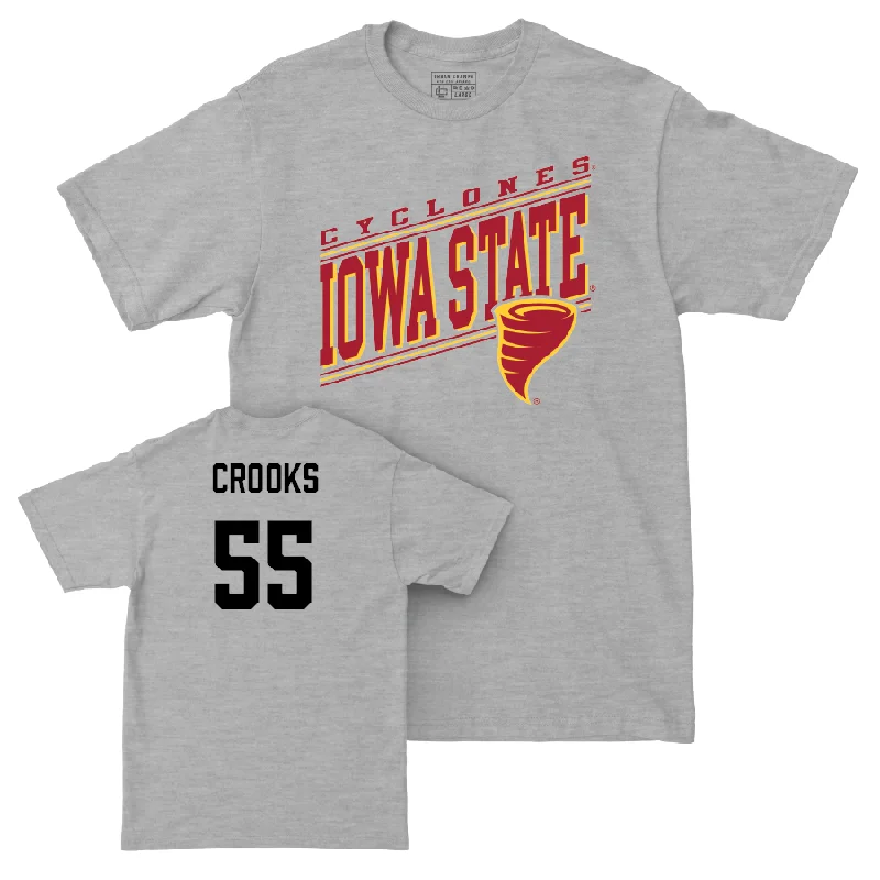 Iowa State Women's Basketball Sport Grey Vintage Tee - Audi Crooks