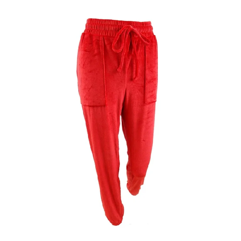 Charter Club Women's Knit Drawstring Jogger Pants (XL, Ravishing Red)