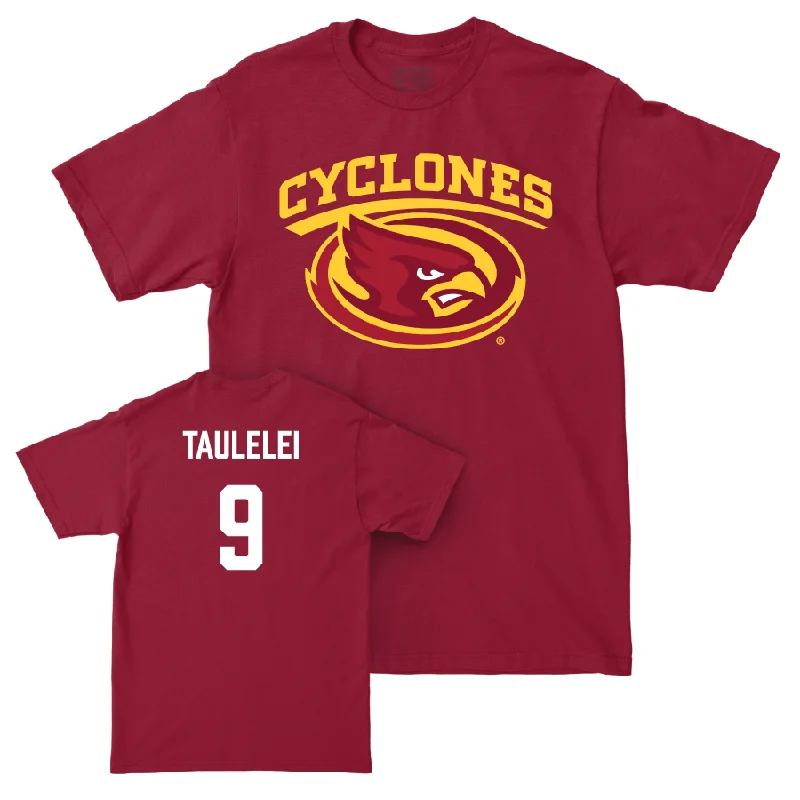 Iowa State Women's Basketball Crimson Cyclones Tee  - Lilly Taulelei