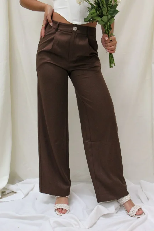 Adore You Trousers - Chocolate