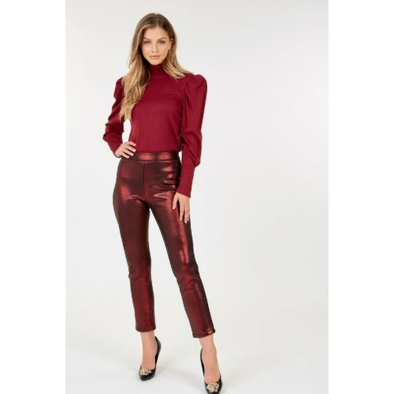 Skin Vinyl Ankle Pants For Night out, Parties and Event