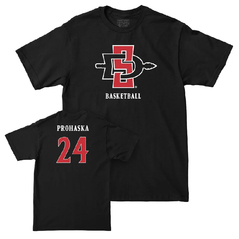 SDSU Women's Basketball Black Mark Tee - Abby Prohaska #24