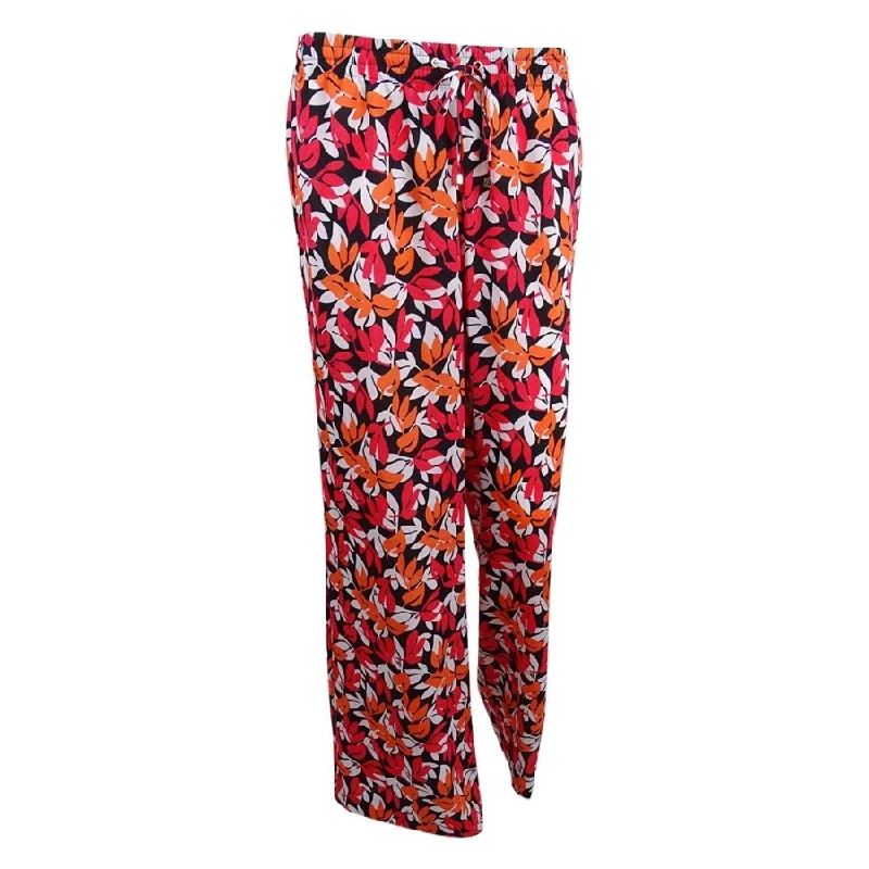 Calvin Klein Women's Printed Wide-Leg Pants