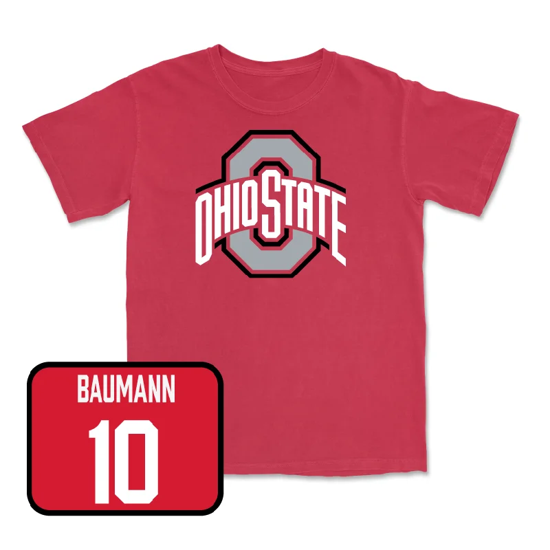 Red Men's Basketball Team Tee - Colby Baumann