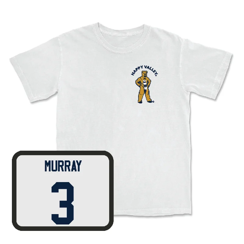 Women's Basketball White Happy Valley Comfort Colors Tee - Moriah Murray