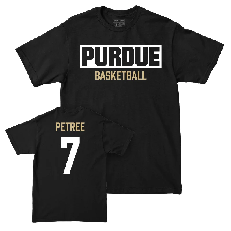 Women's Basketball Black Staple Tee    - Mahrianna Petree