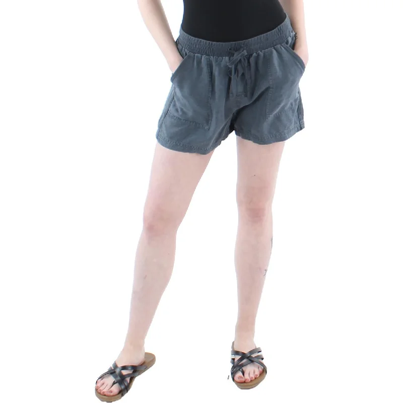 Cara Womens Pull On Lyocell Casual Shorts