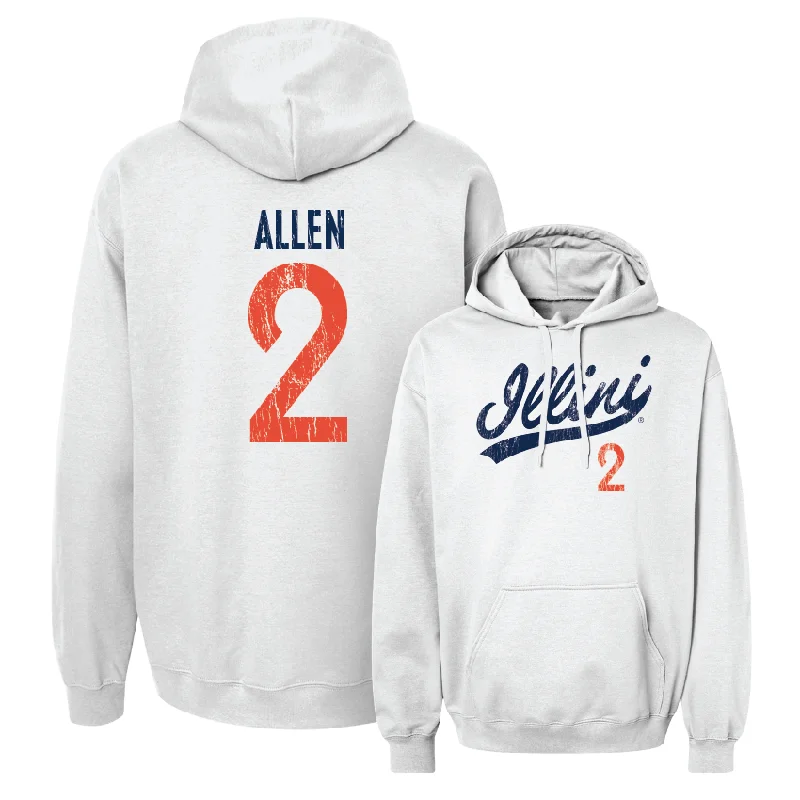 Script White Hoodie - Cori Allen