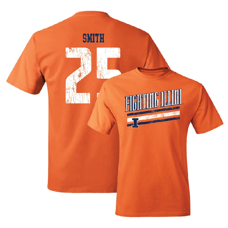 Orange Slant Tee  - Hayven Smith