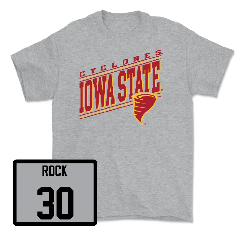 Sport Grey Men's Basketball Vintage Tee - JT Rock