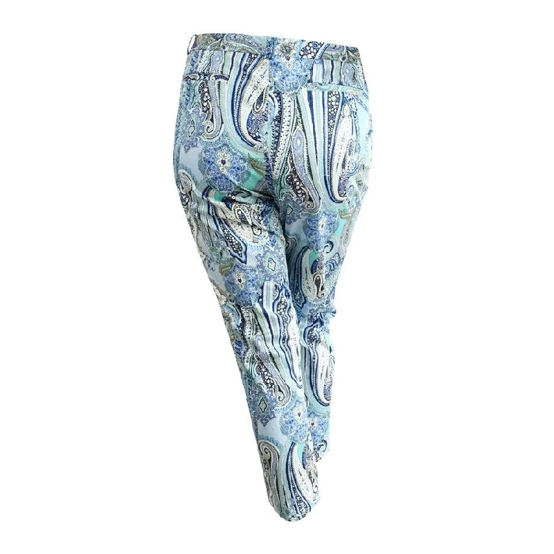 Tommy Hilfiger Women's Paisley-Print Ankle Pants