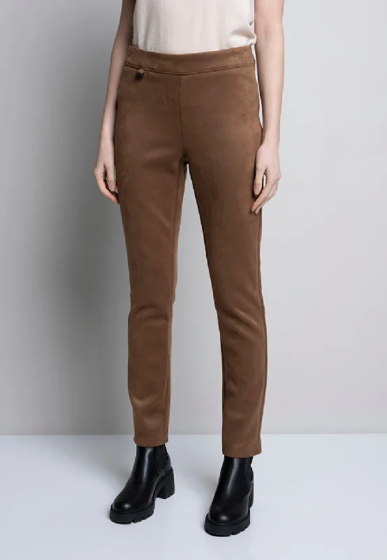 Slim-Leg Full-Length Pants