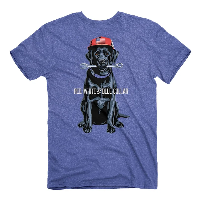 Red, White, and Blue Collar - Lab Wrench T-Shirt