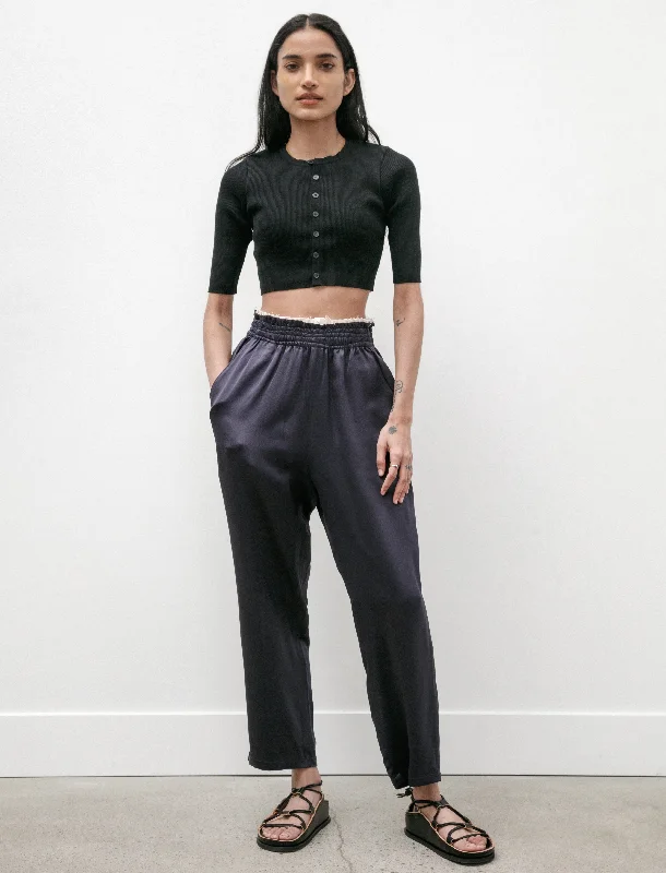 Cu Cu Pants Silk Navy