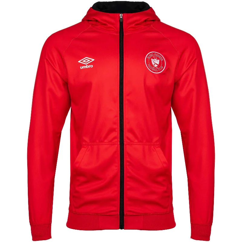 Umbro Sligo Rovers Football 2025 Kids Full-Zip Hoodie