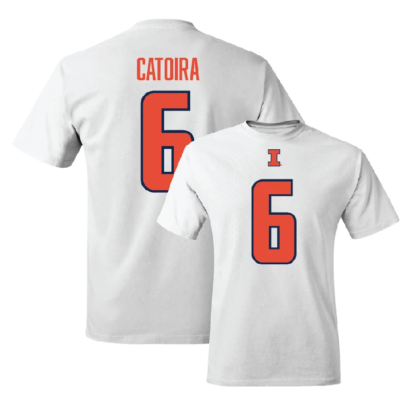 Illinois White Shirsey Comfort Colors Tee  - Irene Catoira