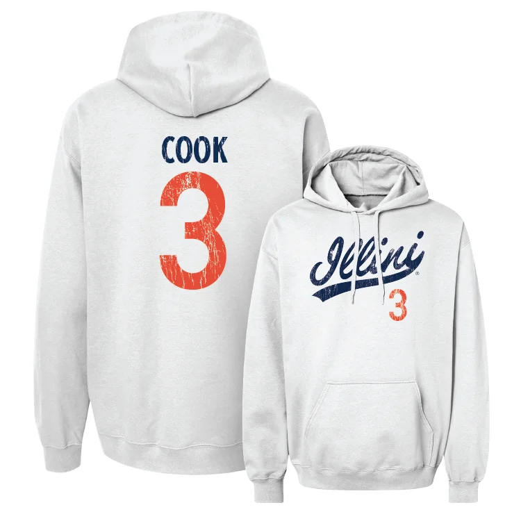 White Script Hoodie - Makira Cook #3