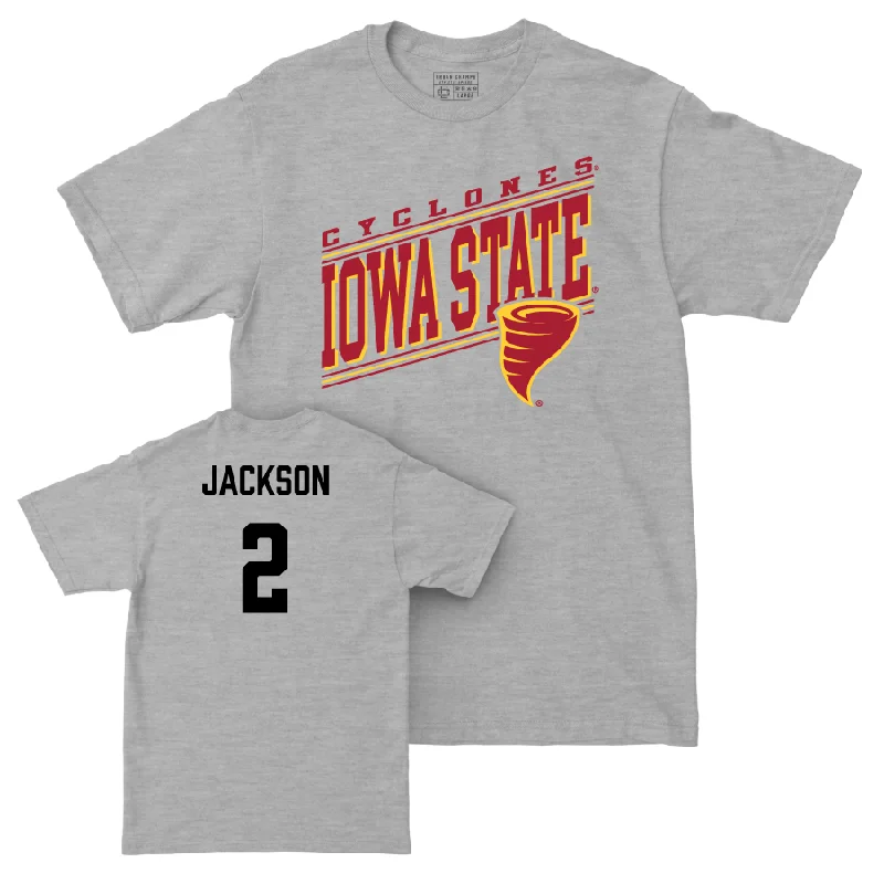 Iowa State Women's Basketball Sport Grey Vintage Tee  - Arianna Jackson