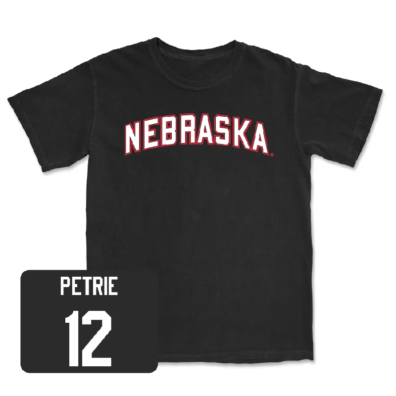 Women's Basketball Black Nebraska Tee - Jessica Petrie