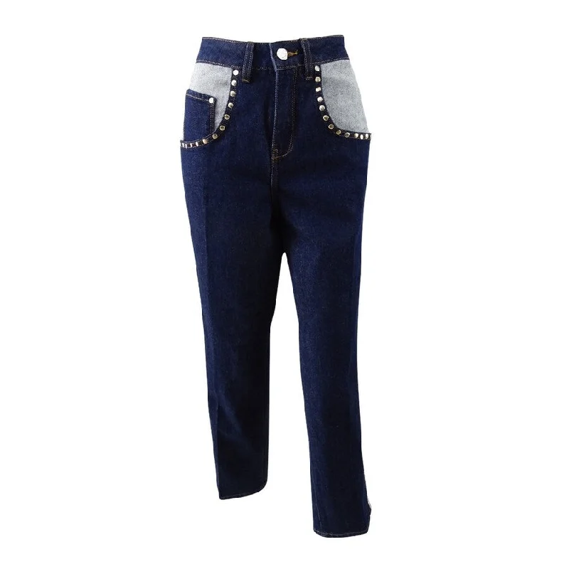 Tommy Hilfiger Women's Studded Ankle Jeans (29, Blue)