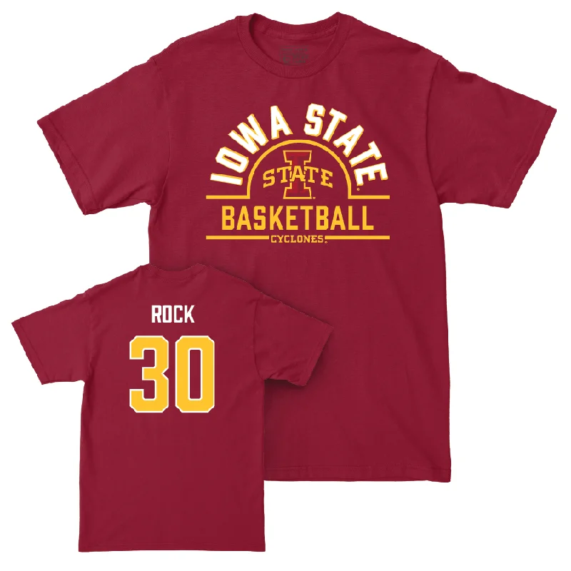 Iowa State Men's Basketball Crimson Arch Tee - JT Rock