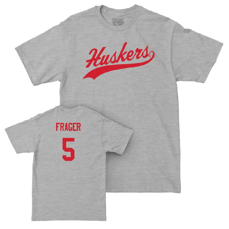 Sport Grey Men's Basketball Script Tee  - Braden Frager