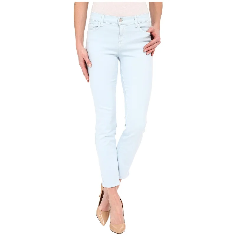 J Brand Cropped Rail Cotton Skinny Jeans