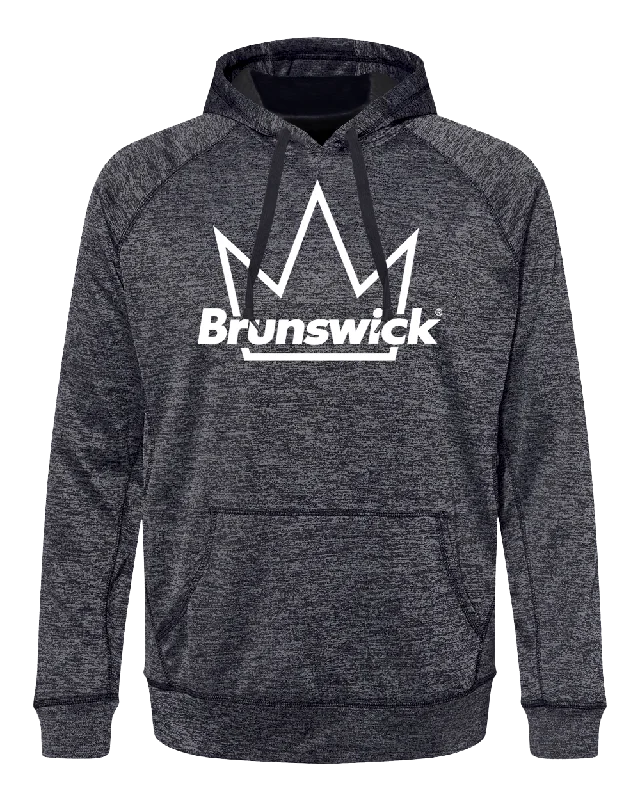 Brunswick Crown White Performance Hoodie