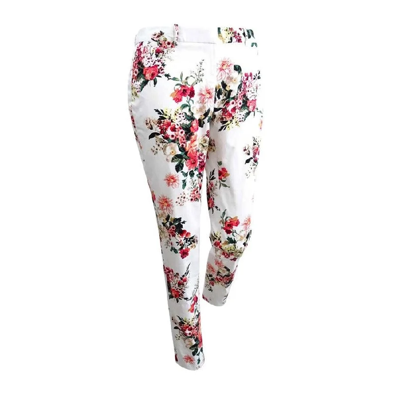 Tommy Hilfiger Women's Floral-Print Ankle Pants