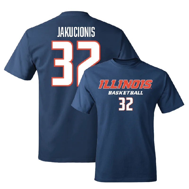 Navy Illinois Classic Tee  - Kasparas Jakucionis