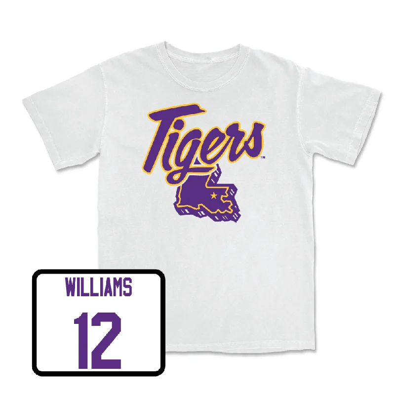 Women's Basketball White Tiger State Tee - Mikaylah Williams